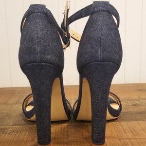JustFab Denim High Heel Size 8